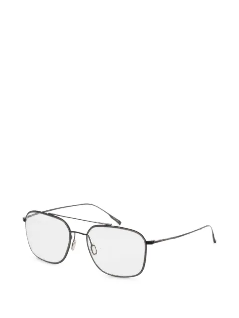Porsche Design square-frame double-bridge glasses Grey P874956A