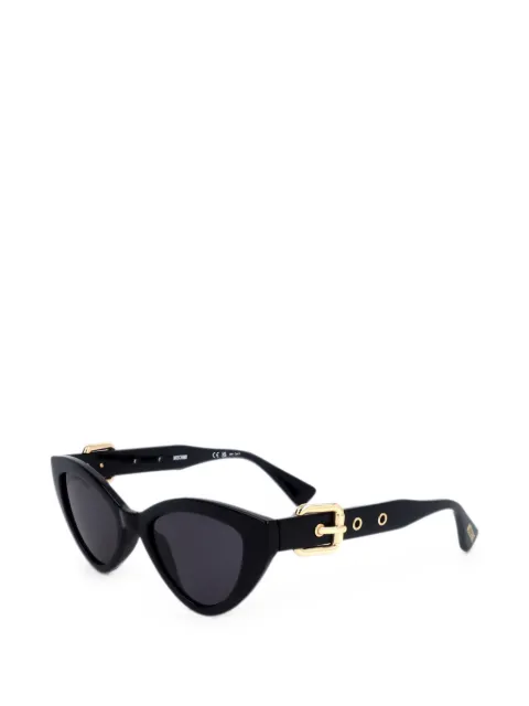 Moschino buckle-embellishment sunglasses Black MOS142S80751