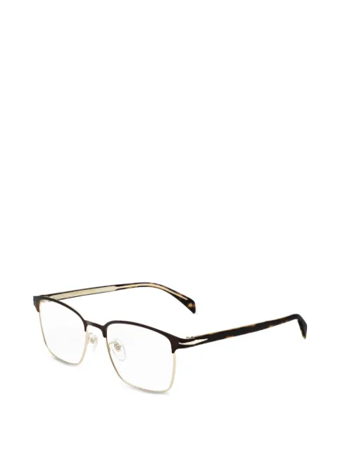 Eyewear by David Beckham rectangle-frame glasses Gold DB1059F