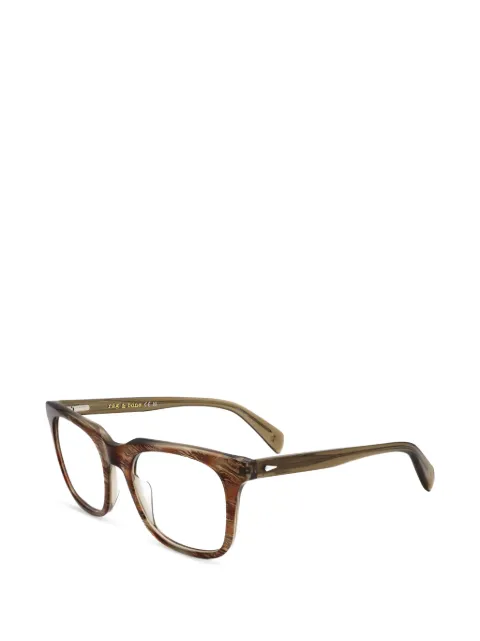 rag & bone square-frame glasses Brown RNB7064GEX455
