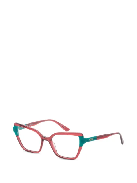Karl Lagerfeld cat-eye frame glasses Red KL613160353