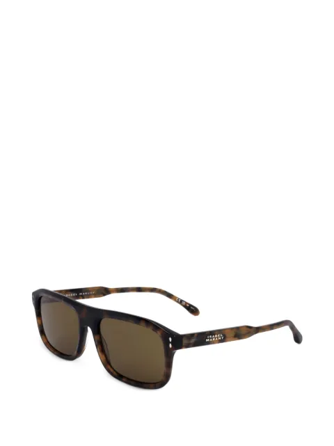 Isabel Marant Eyewear tortoiseshell-pattern square-frame sunglasses Brown IM0110