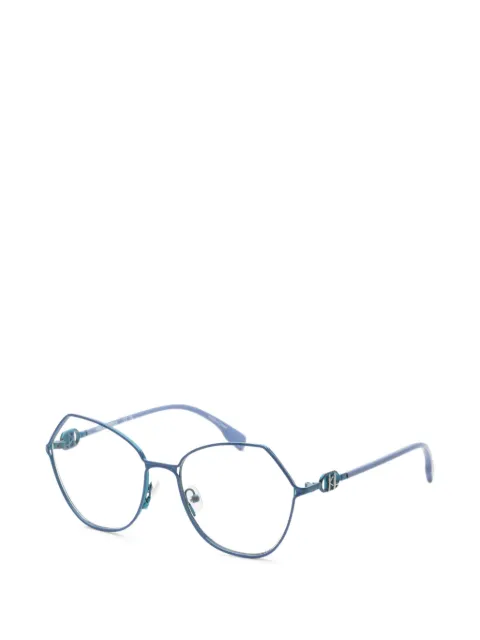 Karl Lagerfeld geometric-frame glasses Blue KL343400