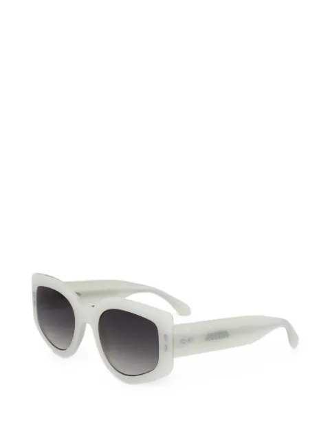 Isabel Marant Eyewear geometric-frame sunglasses White IM0156S7AP54