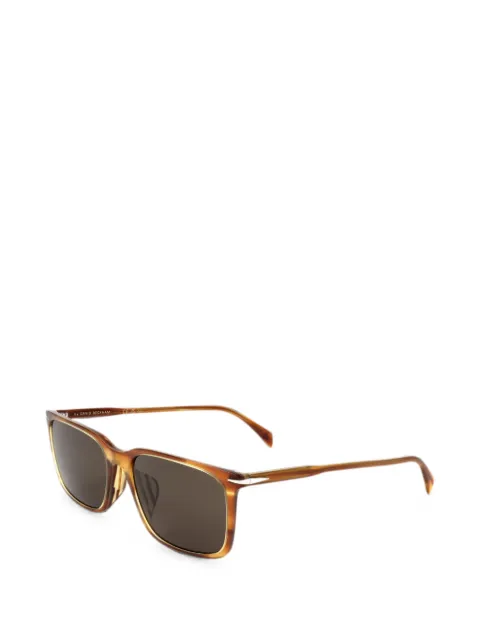 Eyewear by David Beckham horn-effect square-frame sunglasses Brown DB1163FS