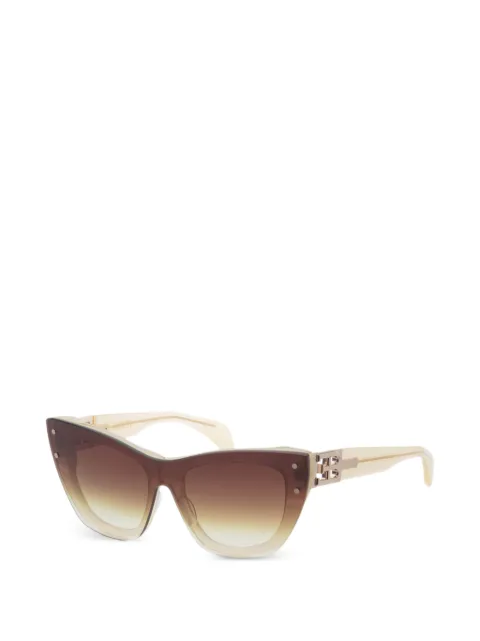 Bugatti cat-eye logo-plaque sunglasses Neutrals 48LBNE