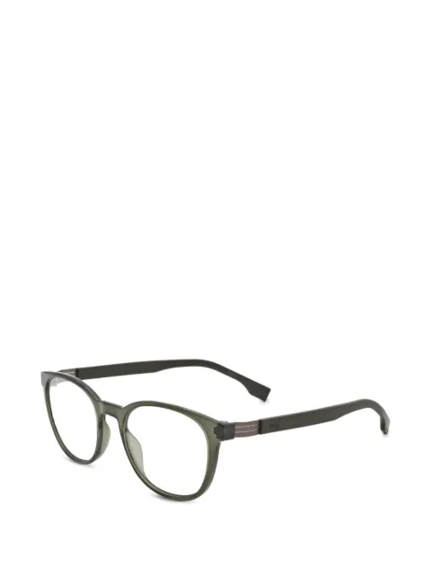 BOSS round-frame glasses Green 1577