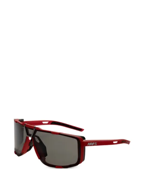 100% Eyewear Eastcraft geometric-frame sunglasses Red 6104526501