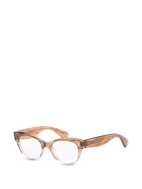 Garrett Leight Octavia cat-eye glasses Brown 113549SASTM