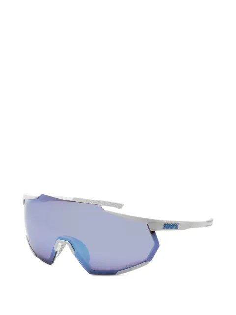 100% Eyewear Racetrap 3.0 geometric-frame sunglasses White 60004