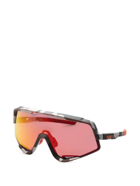 100% Eyewear Glendale shield-frame sunglasses Grey 60011