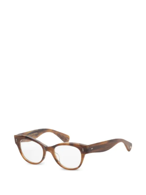 Garrett Leight Octavia glasses Brown 113549MALT