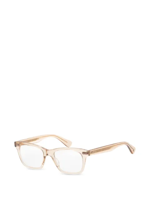 Garrett Leight Buchanan square-frame glasses Neutrals 113649BRE