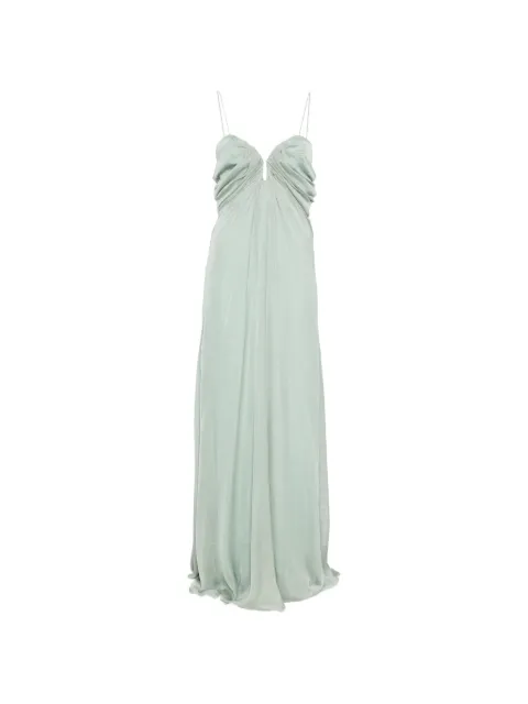 Raquel Diniz New Samba ruched maxi dress Green 5L03102NUS0019