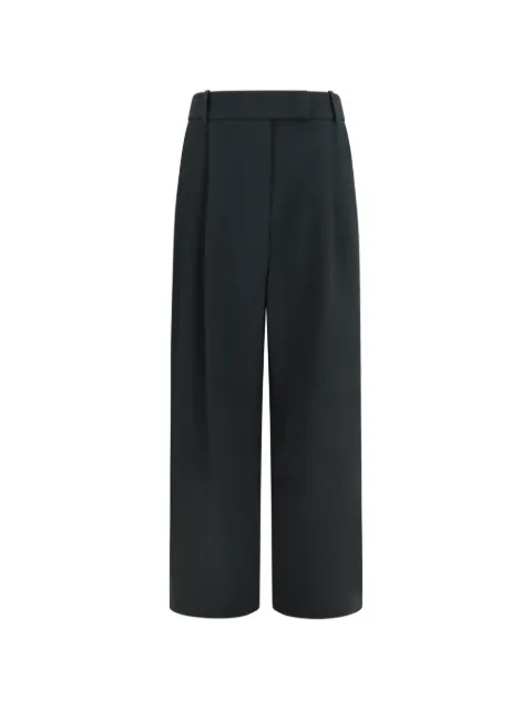 Giorgio Armani pleated wide-leg trousers Black GW003811TE16469