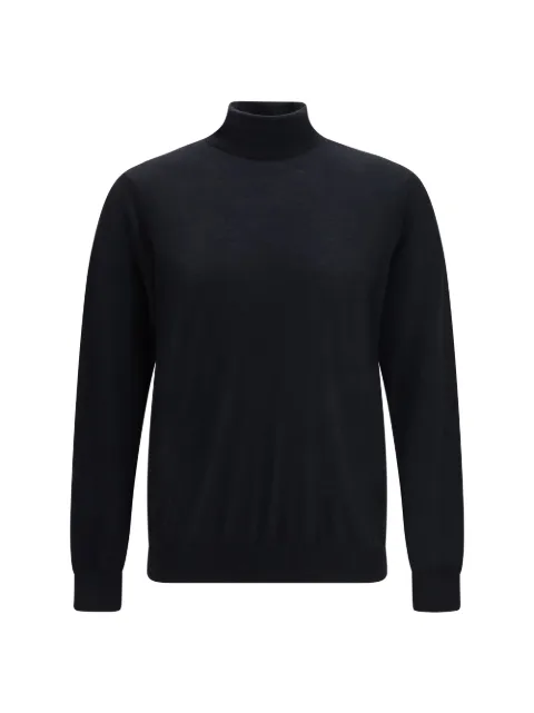 Giorgio Armani high-neck jersey-knit sweater Black GM003830AF27884