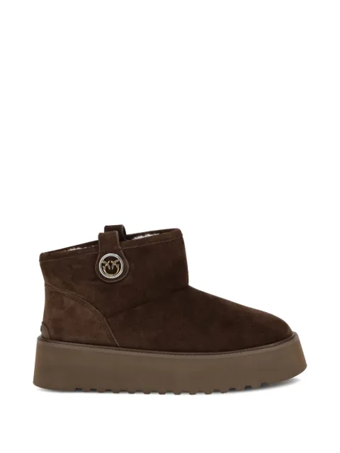 PINKO Martina 08 suede ankle boots Brown SD0575P002