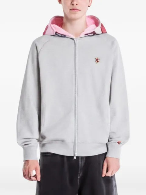 Billionaire Boys Club - Ice Cream Cones & Bones zip-up hoodie Grey ICZT26238