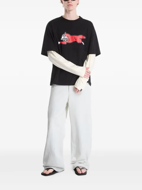 Billionaire Boys Club - Ice Cream Running Dog layered long-sleeveT-shirt Black ICLT26251