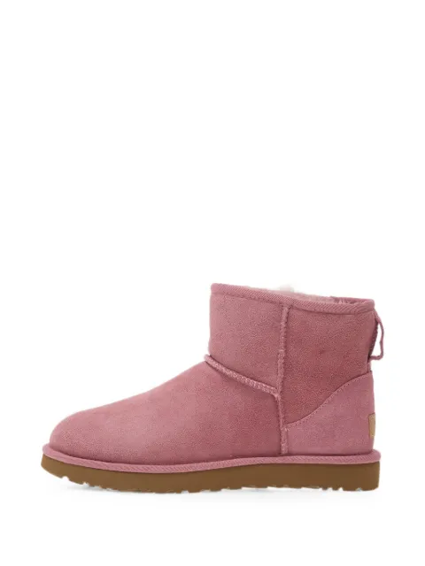 UGG Classic Mini II shearling-lined suede ankle boots Pink 1016222DYR