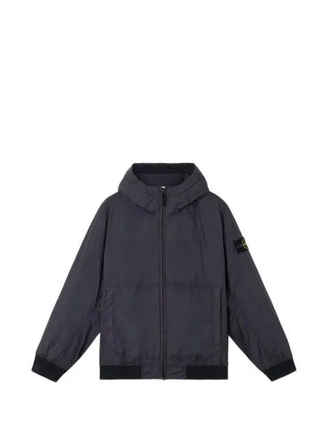Stone Island Crinkle Reps hooded jacket Blue K2S154100013S0423