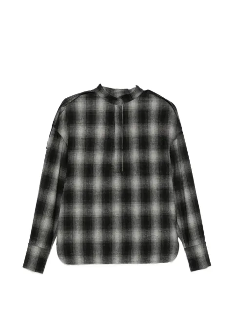 IRO Natte checked top Grey WP18NATTE