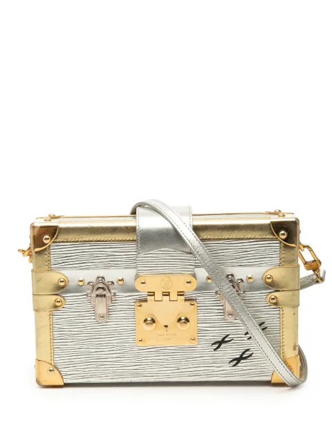 Louis Vuitton Pre-Owned 2017 Epi Petite Malle crossbody bag Silver 7F1NRAMM7207YEMD
