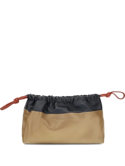 Pierre Hardy Twin drawstring clutch bag Brown VV09N