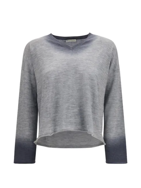 MIRROR IN THE SKY Indra gradient-effect cashmere sweater Grey G471