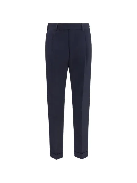PT Torino Rebel pleated trousers Blue CORFZAZ40FWDRB11