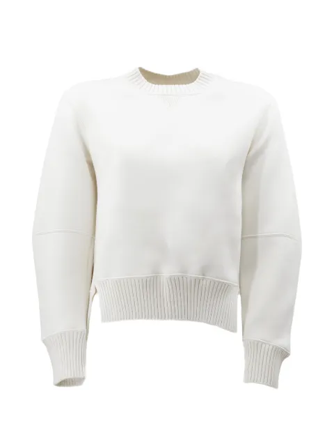 sacai crew-neck sweater Neutrals 2608670