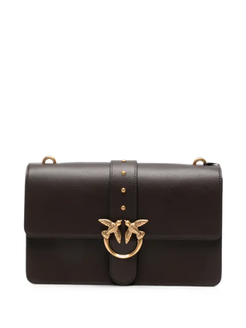 PINKO Love Birds leather cross body bag Brown 107621A0F1