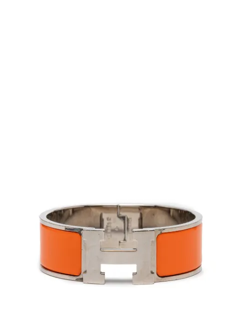 Hermès Pre-Owned 2000-2026 Wide Enamel Clic Clac H Bracelet PM costume bracelet Red USGWYEJVC2O6DC5H
