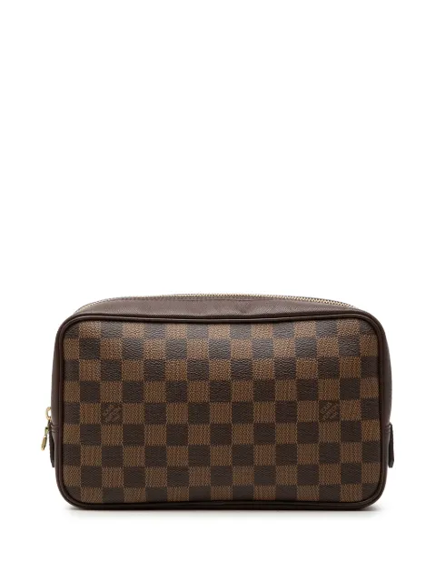 Louis Vuitton Pre-Owned 2001 Damier Ebene Trousse Toilette 25 clutch bag Brown XR6SKDONESUQOG00