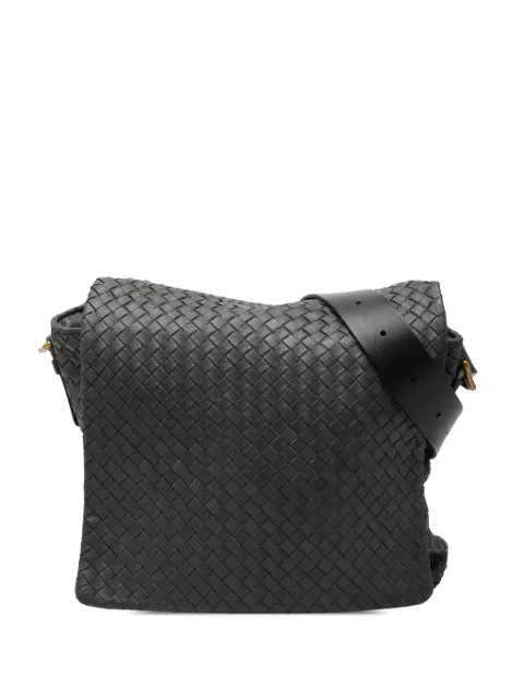 Bottega Veneta Pre-Owned 2009 Nappa Intrecciato Messenger Bag crossbody bag Grey UHZQGXHKK9WWK2S0