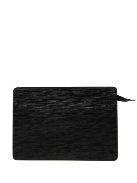 Louis Vuitton Pre-Owned 2005 Epi Pochette Homme clutch bag Black Q822P4MFJIN0E68I