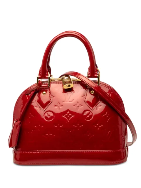 Louis Vuitton Pre-Owned 2012 Monogram Vernis Alma BB satchel Red CYDDKNH4N75M8RMI