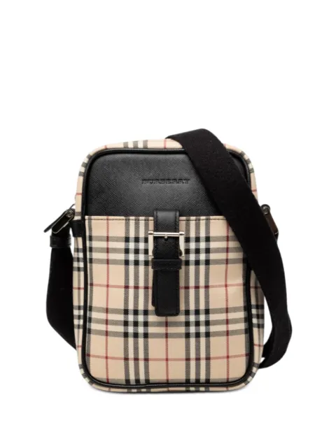 Burberry Pre-Owned 2000-2017 House Check Canvas crossbody bag Neutrals 8MPKIHFP2Y6PGV2K
