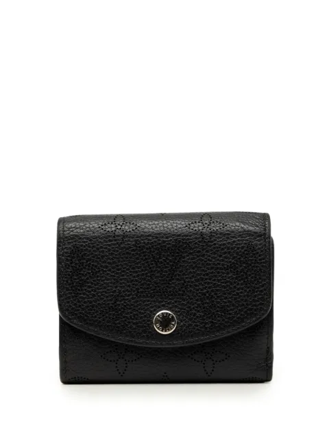 Louis Vuitton Pre-Owned 2019 Monogram Mahina Iris XS small wallets Black B5GMKAIYWB7XXJ8L