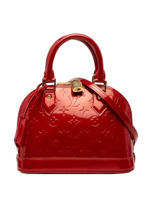 Louis Vuitton Pre-Owned 2000-2020 Monogram Vernis Alma BB satchel Red 3FYHU0N5S9YYRGIG