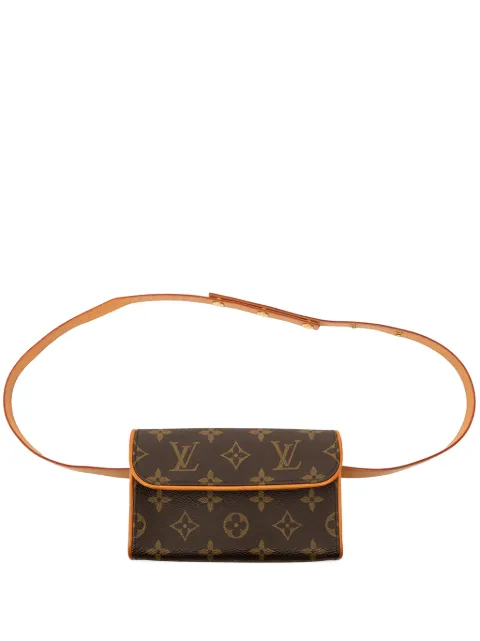 Louis Vuitton Pre-Owned 2002 Monogram Pochette Florentine belt bag Brown X7NZM0XS5HM45LP2