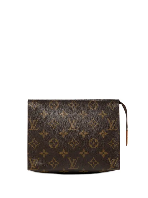 Louis Vuitton Pre-Owned 2004 Monogram Toiletry Pouch 19 clutch bag Brown SEL0EGWLYJUDUDR5