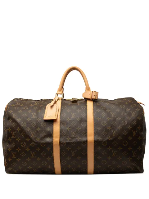 Louis Vuitton Pre-Owned 2003 Monogram Keepall 55 travel bag Brown Q6Q3X7CSH0XDQVR2