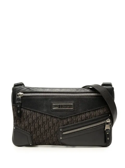 Christian Dior Pre-Owned 2003 Diorissimo Trotter Canvas Street Chic shoulder bag Black LKFE85LZHCSA2GN2