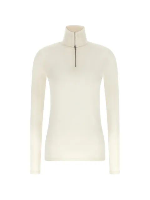 Jil Sander half-zip long-sleeve sweater Neutrals J02GC0170J70021102
