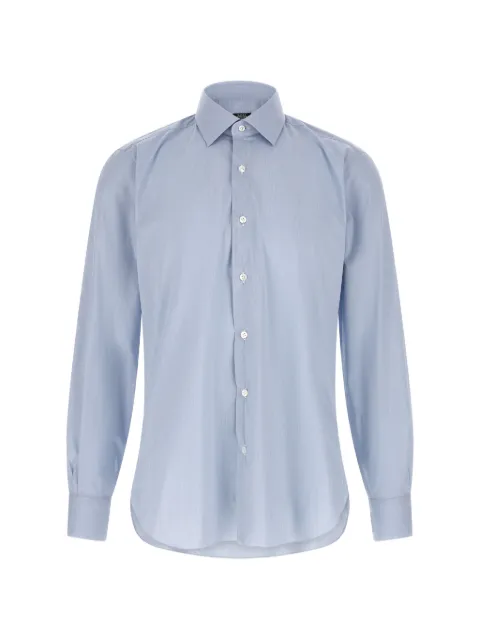 Barba Poplin classic-collar shirt Blue I1U12P01PZ27690001