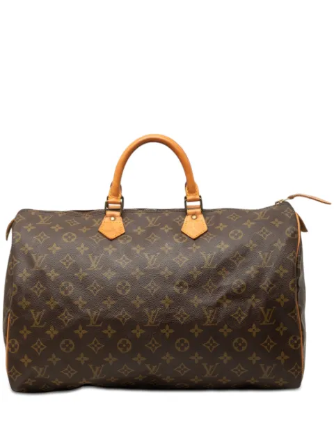 Louis Vuitton Pre-Owned 2001 Monogram Speedy 40 boston bag Brown IOQMC2JJT6XUY3BB