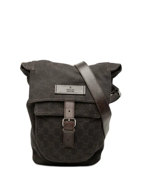 Gucci Pre-Owned 2000-2015 GG Canvas crossbody bag Brown BCF74TQIKZNIJ5O7