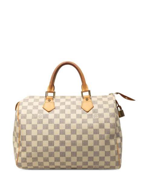 Louis Vuitton Pre-Owned 2007 Damier Azur Speedy 30 boston bag White 6EF1LE589BIS4WZF