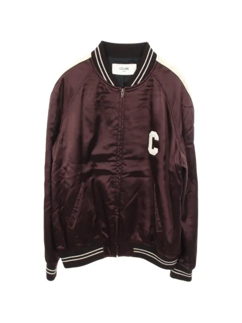Celine Pre-Owned 2010s Souvenir Teddy bomber jacket Brown 1092606